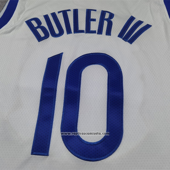 Camiseta Golden State Warriors Jimmy Butler III NO 10 Association 2024-25 Blanco